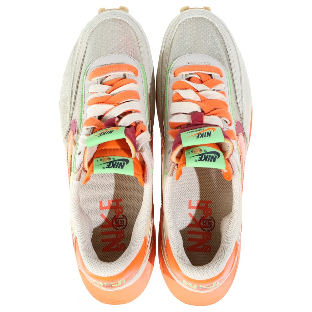 NIKE(ナイキ) ×sacai ×CLOT LD WAFFLE ORANGE BLAZE サカイ クロット LDワッフル オレンジブレイズ ローカットスニーカー オレンジ/ベージュ US10/28cm DH1347-100