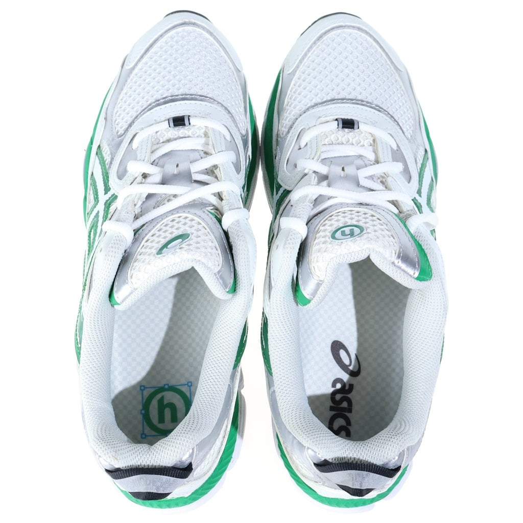 ASICS(アシックス) ×Hidden NY GEL-NYC ヒドゥンNY ゲル メッシュ ローカットスニーカー ホワイト/グリーン US10/28cm 1201B001