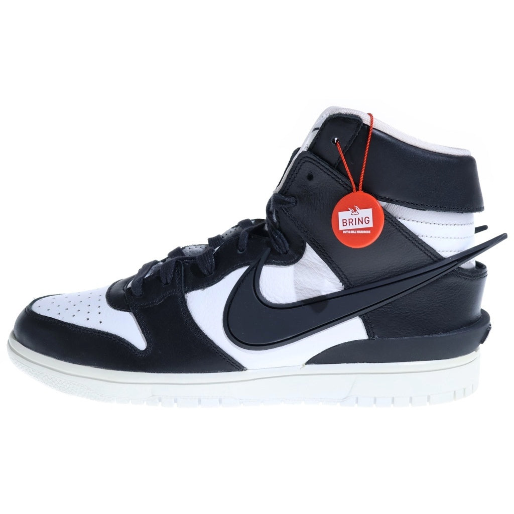NIKE(ナイキ) ×AMBUSH DUNK HIGH BLACK アンブッシュ ダンク ハイカットスニーカー ブラック/ホワイト US10/28cm CU7544-001