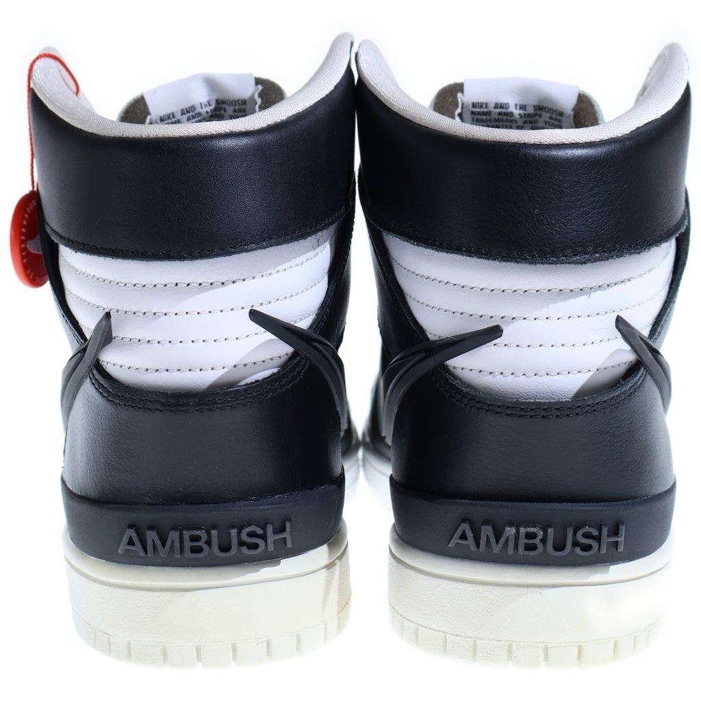NIKE(ナイキ) ×AMBUSH DUNK HIGH BLACK アンブッシュ ダンク ハイカットスニーカー ブラック/ホワイト US10/28cm CU7544-001