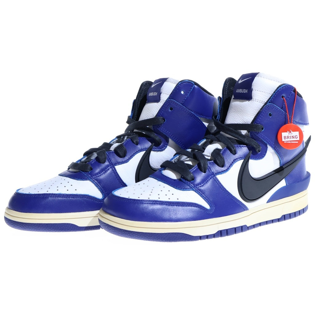 NIKE(ナイキ) ×AMBUSH DUNK HIGH DEEP ROYAL アンブッシュ ダンク ディープロイヤル ハイカットスニーカー ブルー/ホワイト US10/28cm CU7544-400