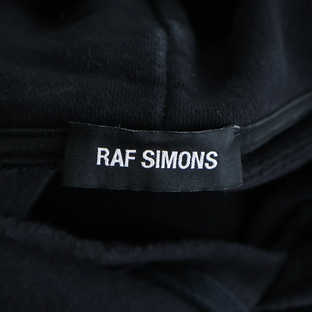 RAF SIMONS(ラフシモンズ) 19SS PUNKETTE HOODY パンケッテ フロントプリント プルオーバーフーディー パーカー スウェット ブラック 191-164