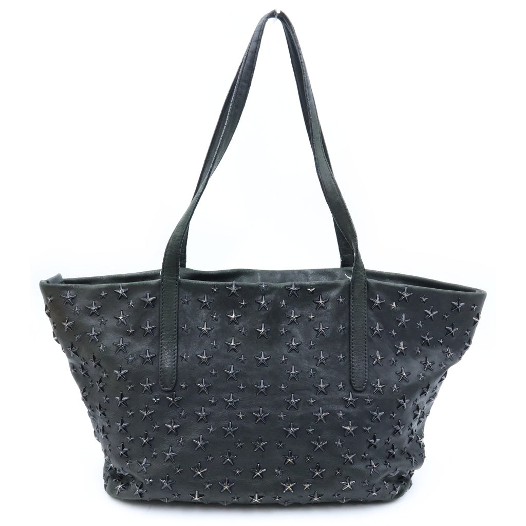 JIMMY CHOO(ジミーチュウ) SOFIA ソフィア レザー 星型スタッズ トートバッグ ブラック SOFIA/M レディース