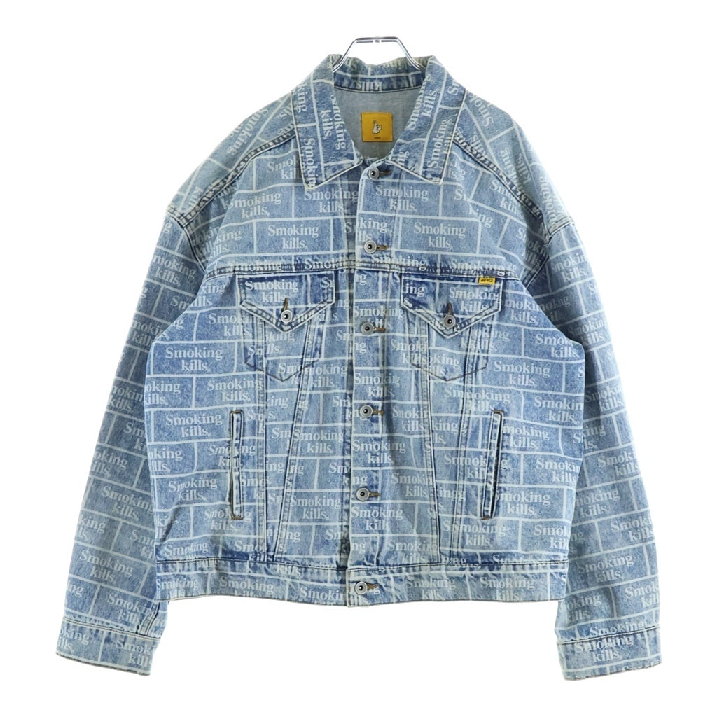 FR2(エフアールツー) SMOKING KILLS DENIM JACKET スモーキング キルズ デニムジャケット ライトブルー FRJ085
