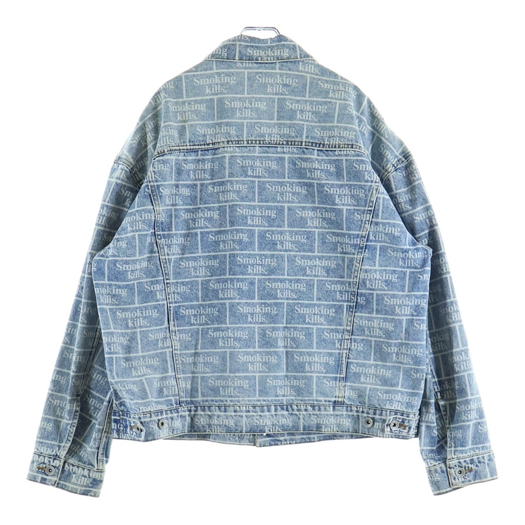 FR2(エフアールツー) SMOKING KILLS DENIM JACKET スモーキング キルズ デニムジャケット ライトブルー FRJ085