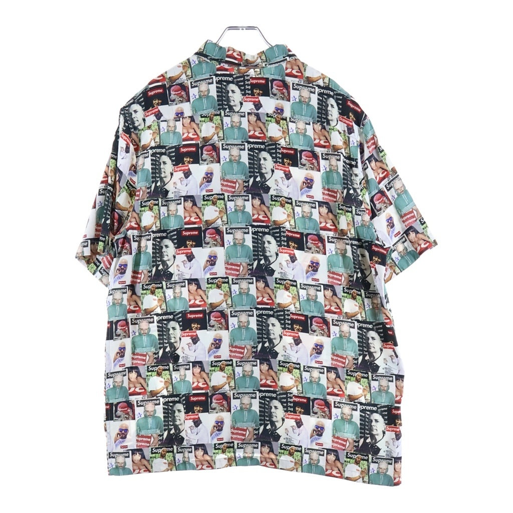 SUPREME(シュプリーム) 23SS Magazin S/S Shirt マガジン レーヨン 総柄 フロントポケット 半袖シャツ マルチ