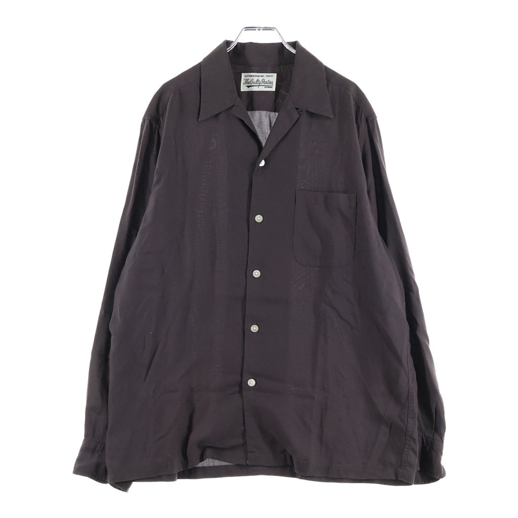 WACKO MARIA(ワコマリア) 50's SHIRT オープンカラーシャツ ブラウン