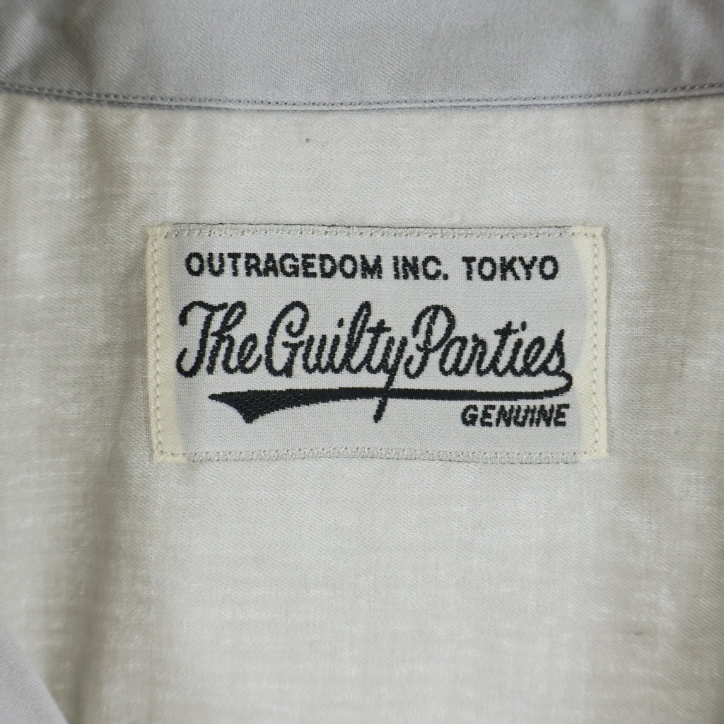WACKO MARIA(ワコマリア) SOKTAS MAFIA SHIRT マフィアシャツ オープンカラー グレー