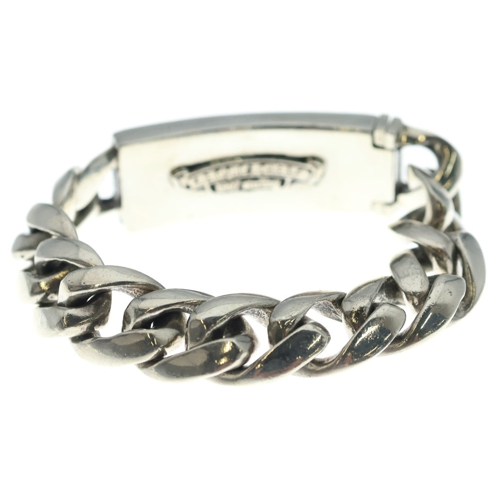CHROME HEARTS(クロムハーツ) ID FLORAL CRS フローラルクロスIDクラシックリンク ブレスレット 11LINK シルバー BCA164