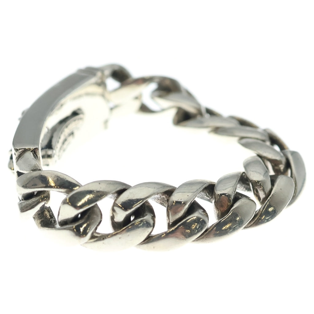 CHROME HEARTS(クロムハーツ) ID FLORAL CRS フローラルクロスIDクラシックリンク ブレスレット 11LINK シルバー BCA164