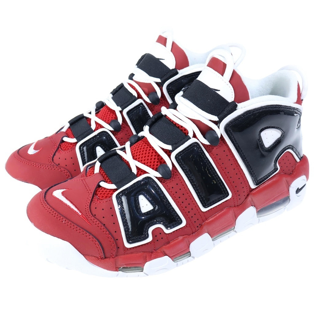 NIKE(ナイキ) AIR MORE UPTEMPO 96 エアモアアップテンポ96 ハイカットスニーカー レッド/ブラック US10.5/28.5cm 921948-600