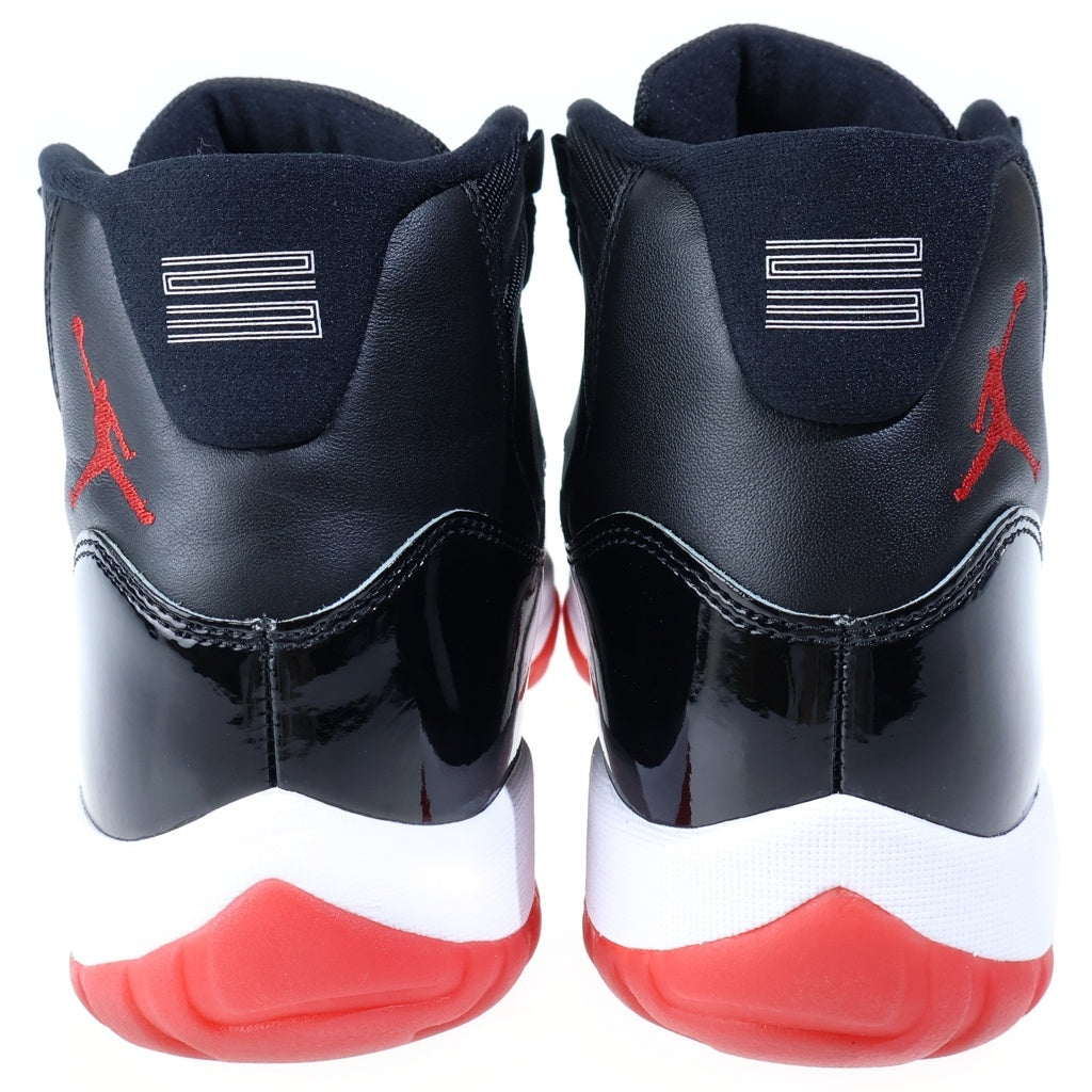 NIKE(ナイキ) AIR JORDAN 11 RETRO BRED エアジョーダン11 レトロ ブレッド ハイカットスニーカー ブラック/レッド US10.5/28.5cm 378037-061