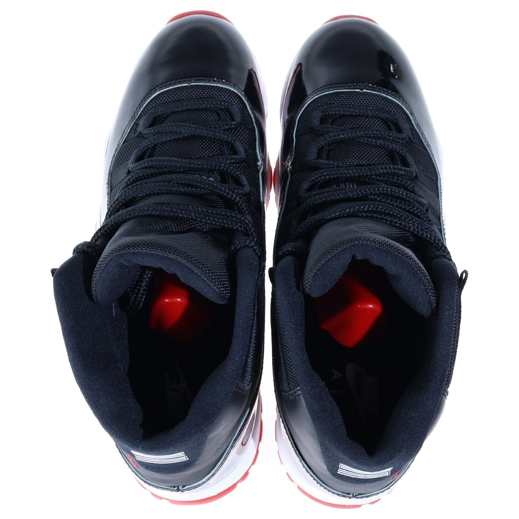 NIKE(ナイキ) AIR JORDAN 11 RETRO BRED エアジョーダン11 レトロ ブレッド ハイカットスニーカー ブラック/レッド US10.5/28.5cm 378037-061