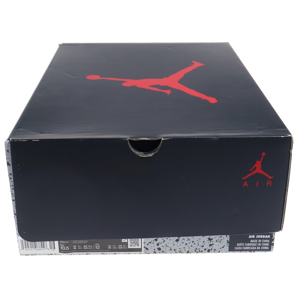 NIKE(ナイキ) AIR JORDAN 6 RETRO CARMINE エアジョーダン6 カーマイン ハイカットスニーカー ホワイト/レッド US10.5/28.5cm CT8529-106