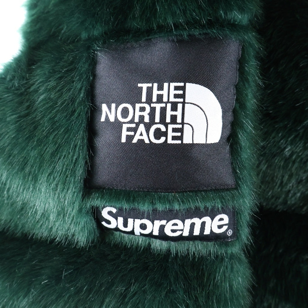 SUPREME(シュプリーム) 20AW×THE NORTH FACE Faux Fur Nuptse Jacket ノースフェイス ファー ヌプシ ダウンジャケット グリーン NF0A55VT ND920011
