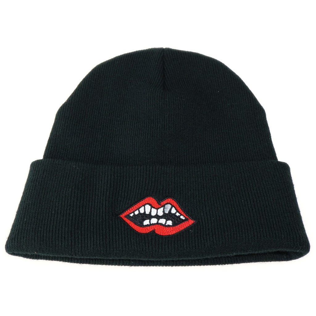 CHROME HEARTS(クロムハーツ) ×MATTY BOY PPO WOOL WATCH CAP マッティボーイ チョンパー刺繍ニットキャップ ビーニー ニット帽 ブラック