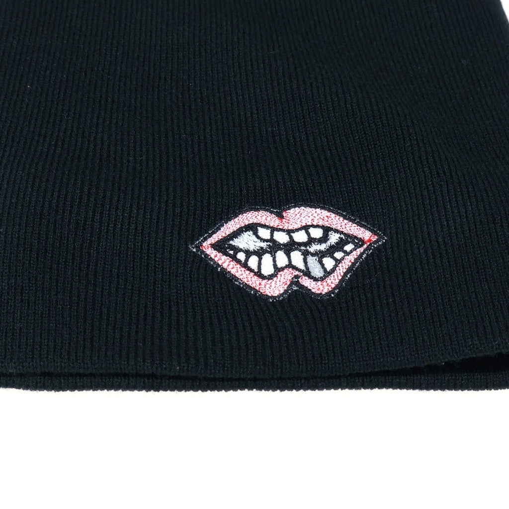 CHROME HEARTS(クロムハーツ) ×MATTY BOY PPO WOOL WATCH CAP マッティボーイ チョンパー刺繍ニットキャップ ビーニー ニット帽 ブラック
