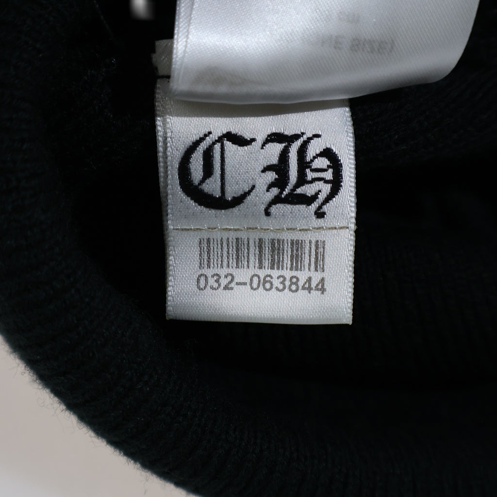 CHROME HEARTS(クロムハーツ) ×MATTY BOY PPO WOOL WATCH CAP マッティボーイ チョンパー刺繍ニットキャップ ビーニー ニット帽 ブラック