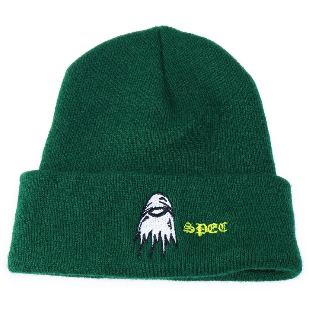 CHROME HEARTS(クロムハーツ) ×MATTY BOY PPO WOOL WATCH CAP マッティボーイ スペック刺繍ニットキャップ ビーニー グリーン