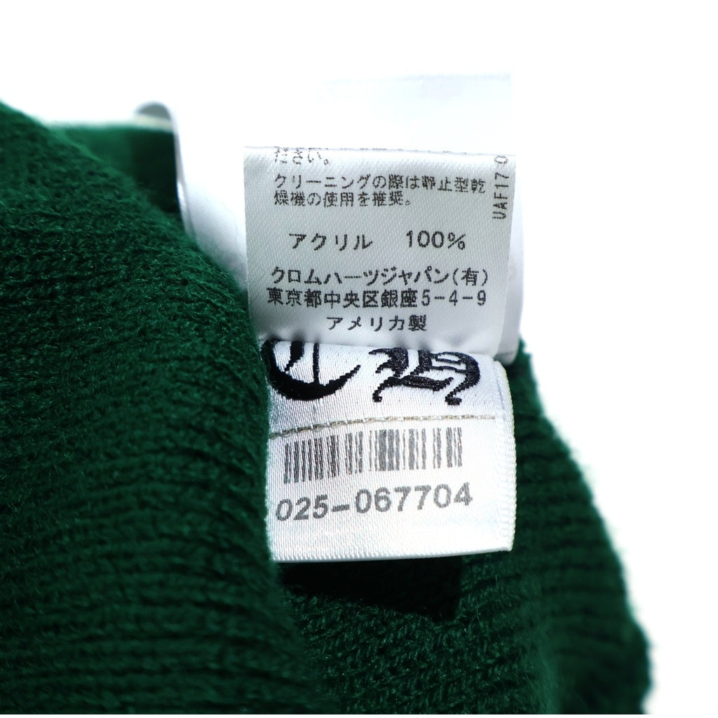 CHROME HEARTS(クロムハーツ) ×MATTY BOY PPO WOOL WATCH CAP マッティボーイ スペック刺繍ニットキャップ ビーニー グリーン