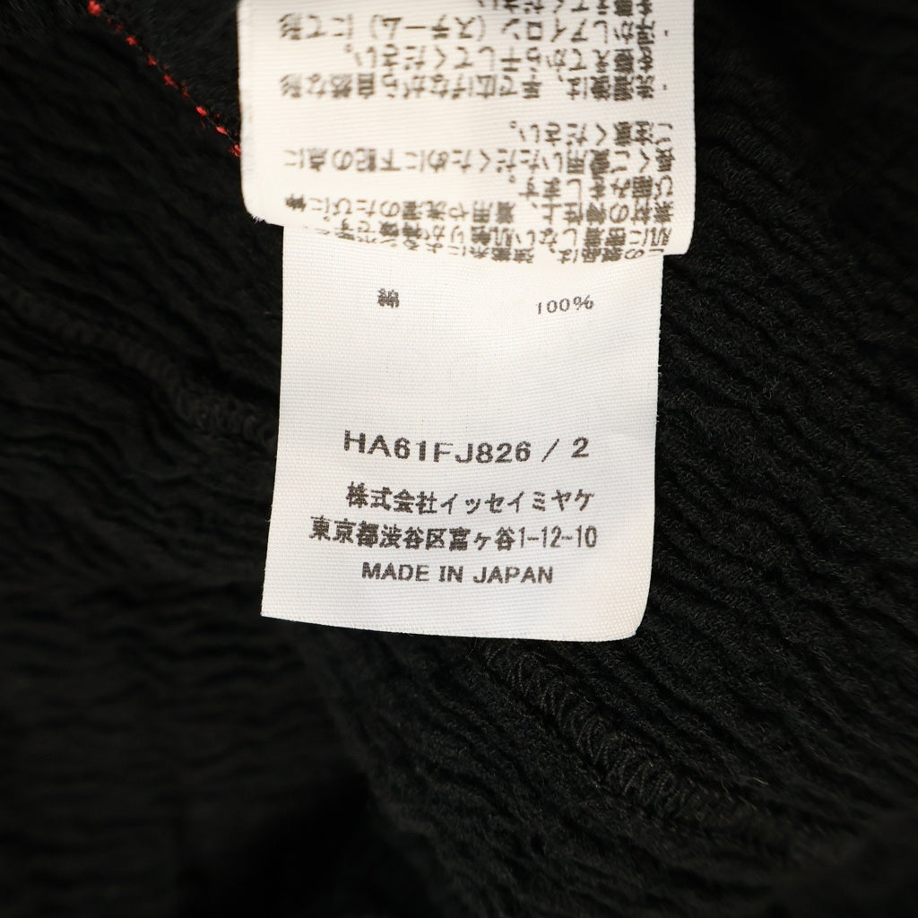 NO BRAND(ノーブランド) HaaT(ハート) KYO CHIJIMI 2WAY JUNE 1 キョウ チヂミ 半袖 オープンカラーシャツ レディース ブラック HA61FJ826