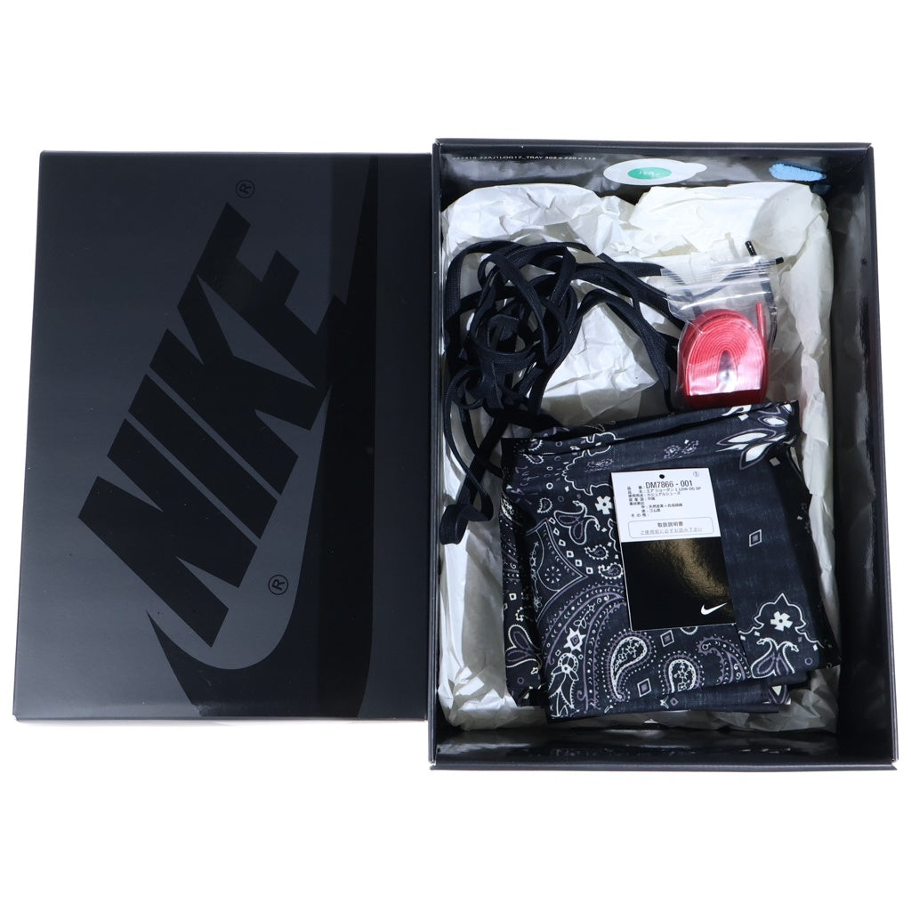 NIKE(ナイキ) ×TRAVIS SCOTT AIR JORDAN 1 LOW OG SP BLACK PHANTOM トラヴィススコット エアジョーダン ブラックファントム ローカットスニーカー ブラック US9/27cm DM7866-001