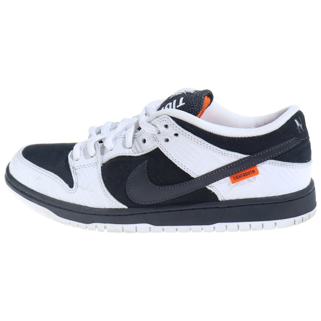 NIKE SB(ナイキエスビー) ×TIGHTBOOTH DUNK LOW PRO QS タイトブース ダンク プロ ローカットスニーカー ホワイト/ブラック US9/27.0cm FD2629-100