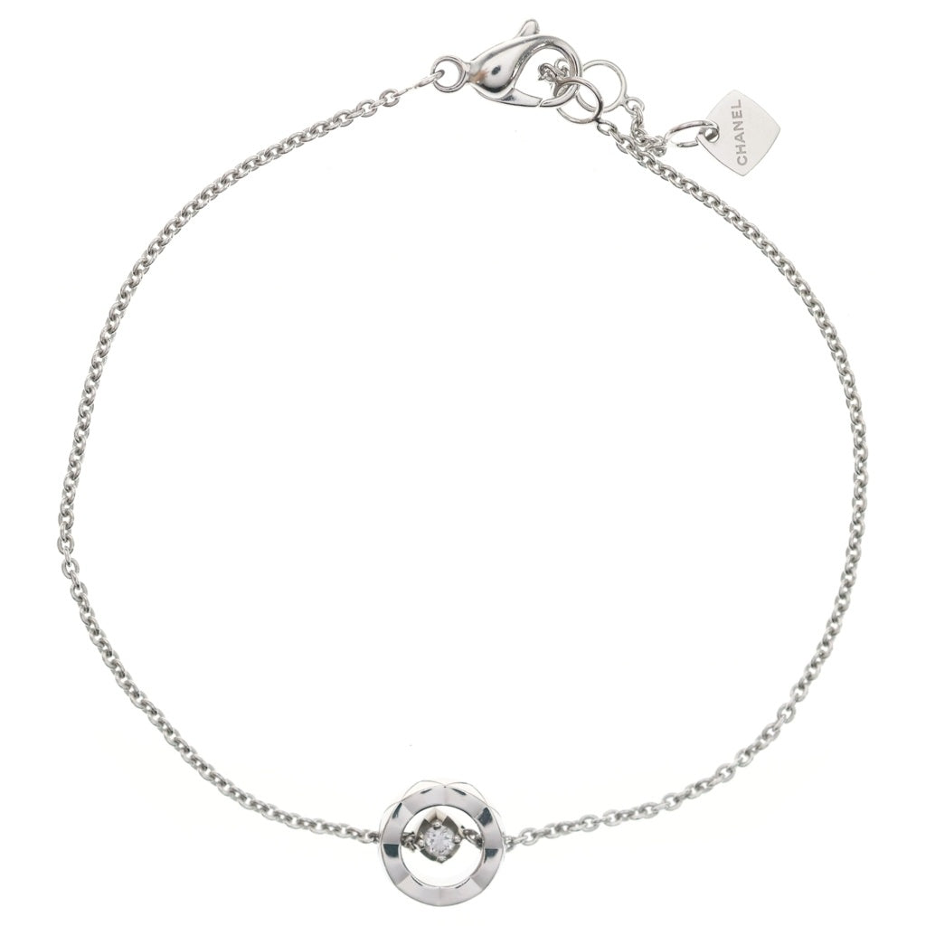 CHANEL(シャネル) ココ クラッシュ コレクション ブレスレット 18Kホワイトゴールド ダイヤモンド DN2973 J12304 レディース
