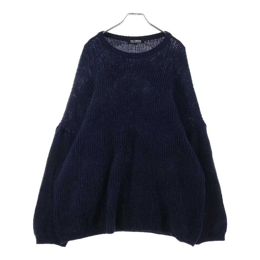 RAF SIMONS(ラフシモンズ) 04AW WAVE期 プルオーバー ニットセーター ネイビー