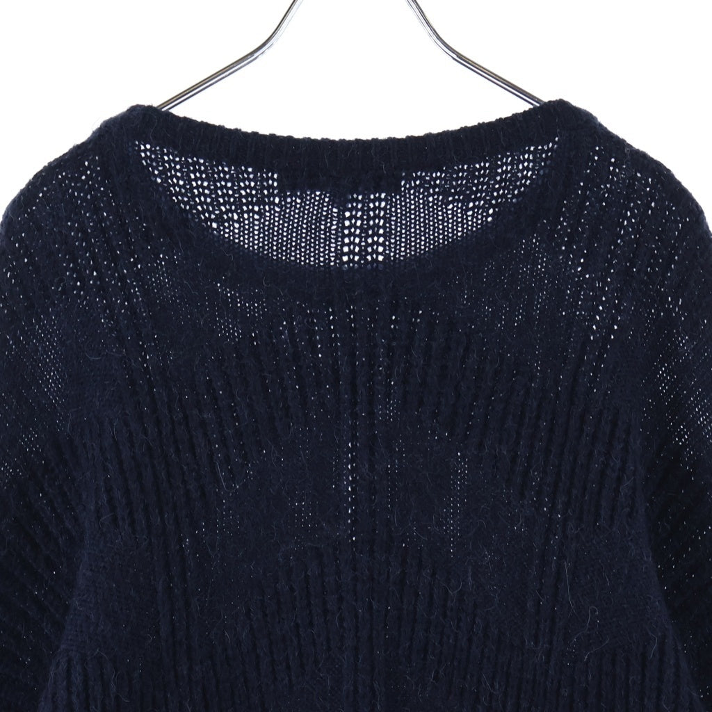 RAF SIMONS(ラフシモンズ) 04AW WAVE期 プルオーバー ニットセーター ネイビー