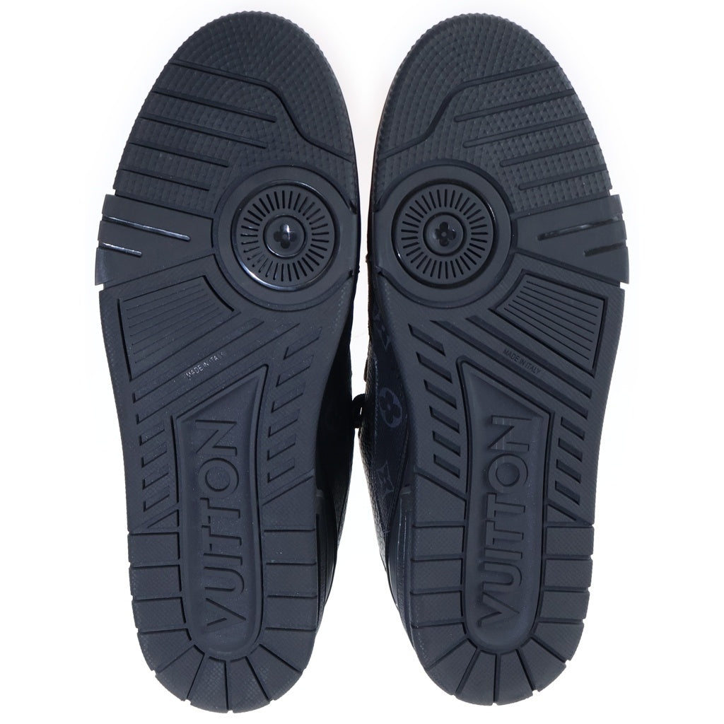 LOUIS VUITTON(ルイヴィトン) LV TRAINER LVトレイナー モノグラム レザー ローカットスニーカー ブラック BS9U3PMIGR