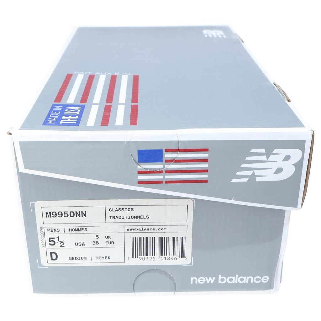 New Balance(ニューバランス) M995DNN スウェードメッシュ ローカットスニーカー レディース グレー US5.5/23.5cm