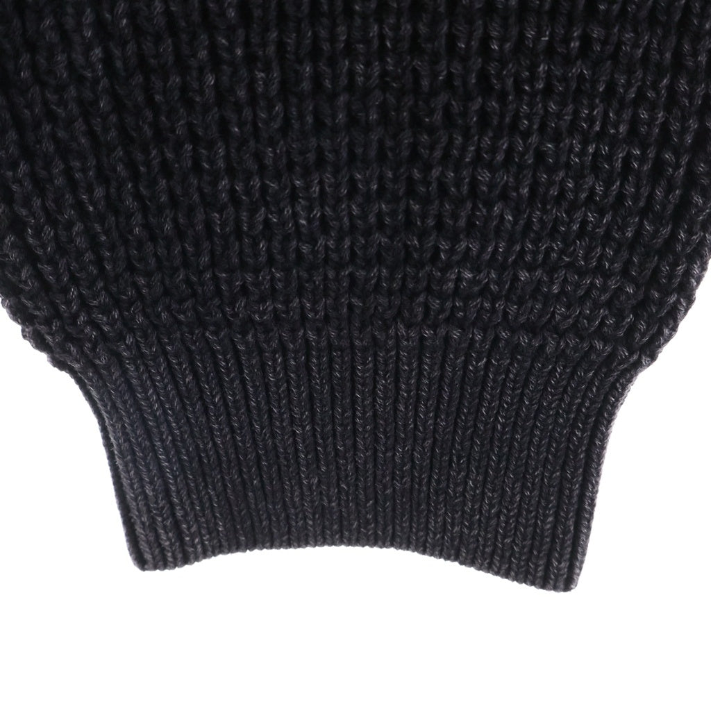 SUPREME(シュプリーム) 26SS Washed Small Box Waffle Sweater ウォッシュド スモールボックスロゴ ワッフルニットスウェット セーター ブラック