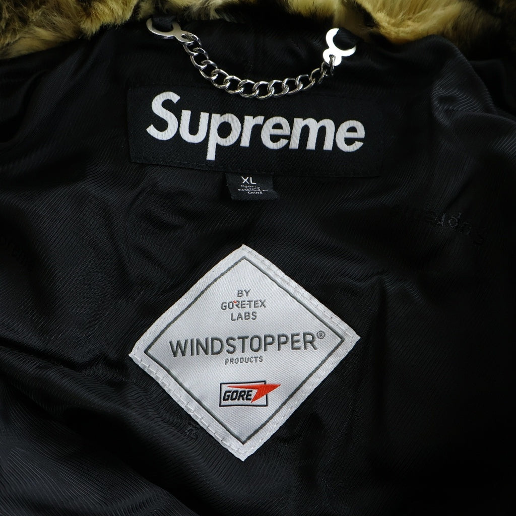 SUPREME(シュプリーム) 26SS Faux Fur WINDSTOPPER Bomber Jacket フェイクファー ウィンドストッパー ボンバージャケット ブラウン