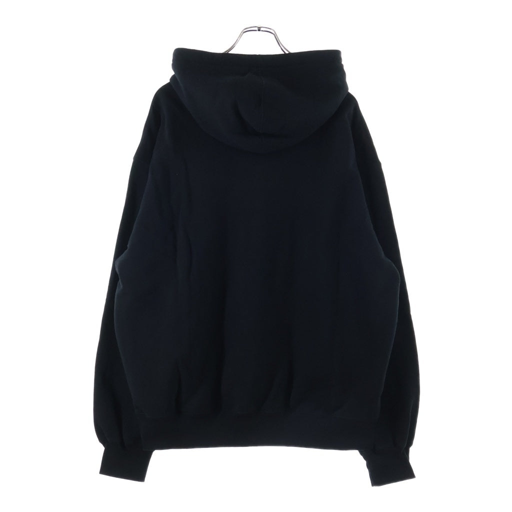 SUPREME(シュプリーム) 26SS Classic Logo Hooded Sweatshirt クラシックロゴエンブロイダリー フーデッドスウェットシャツ パーカー ブラック