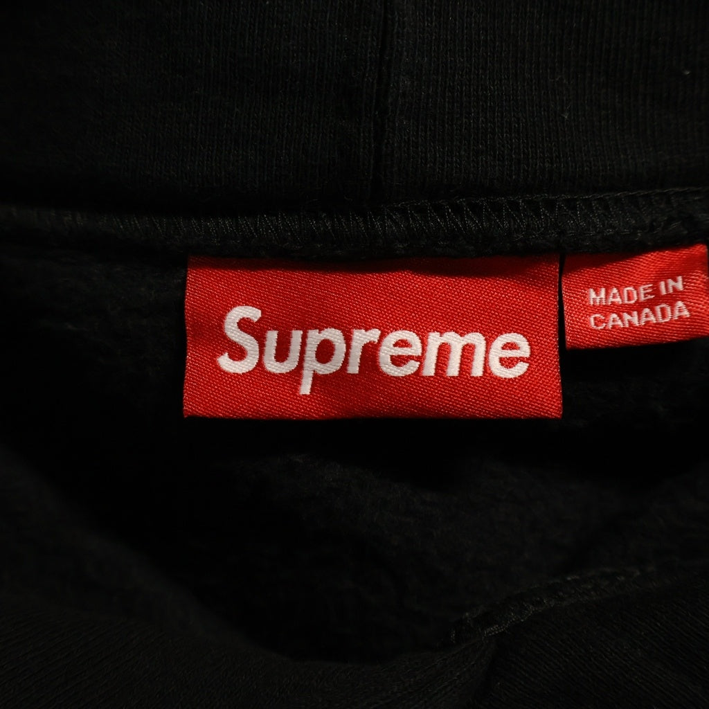 SUPREME(シュプリーム) 26SS Classic Logo Hooded Sweatshirt クラシックロゴエンブロイダリー フーデッドスウェットシャツ パーカー ブラック