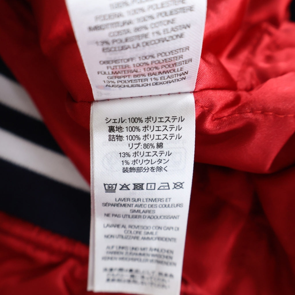SUPREME(シュプリーム) 26SS ×Champion Satin Varsity Jacket チャンピオン バイカラー サテンバーシティジャケット レッド/ネイビー