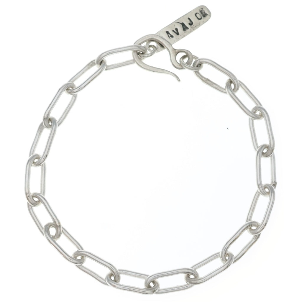 NO BRAND(ノーブランド) NAVAJO CHAIN BRACELET ナバホ族 チェーンブレスレット シルバー
