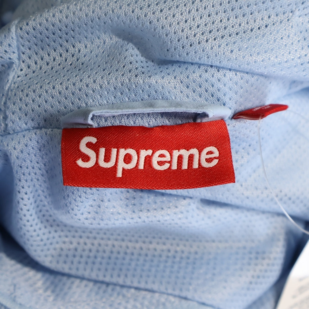 SUPREME(シュプリーム) 26SS Reflective Bandana Anorak リフレクティブバンダナアノラック ハーフジップ フーデッドナイロンジャケット ブルー