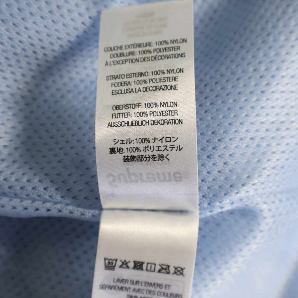 SUPREME(シュプリーム) 26SS Reflective Bandana Anorak リフレクティブバンダナアノラック ハーフジップ フーデッドナイロンジャケット ブルー