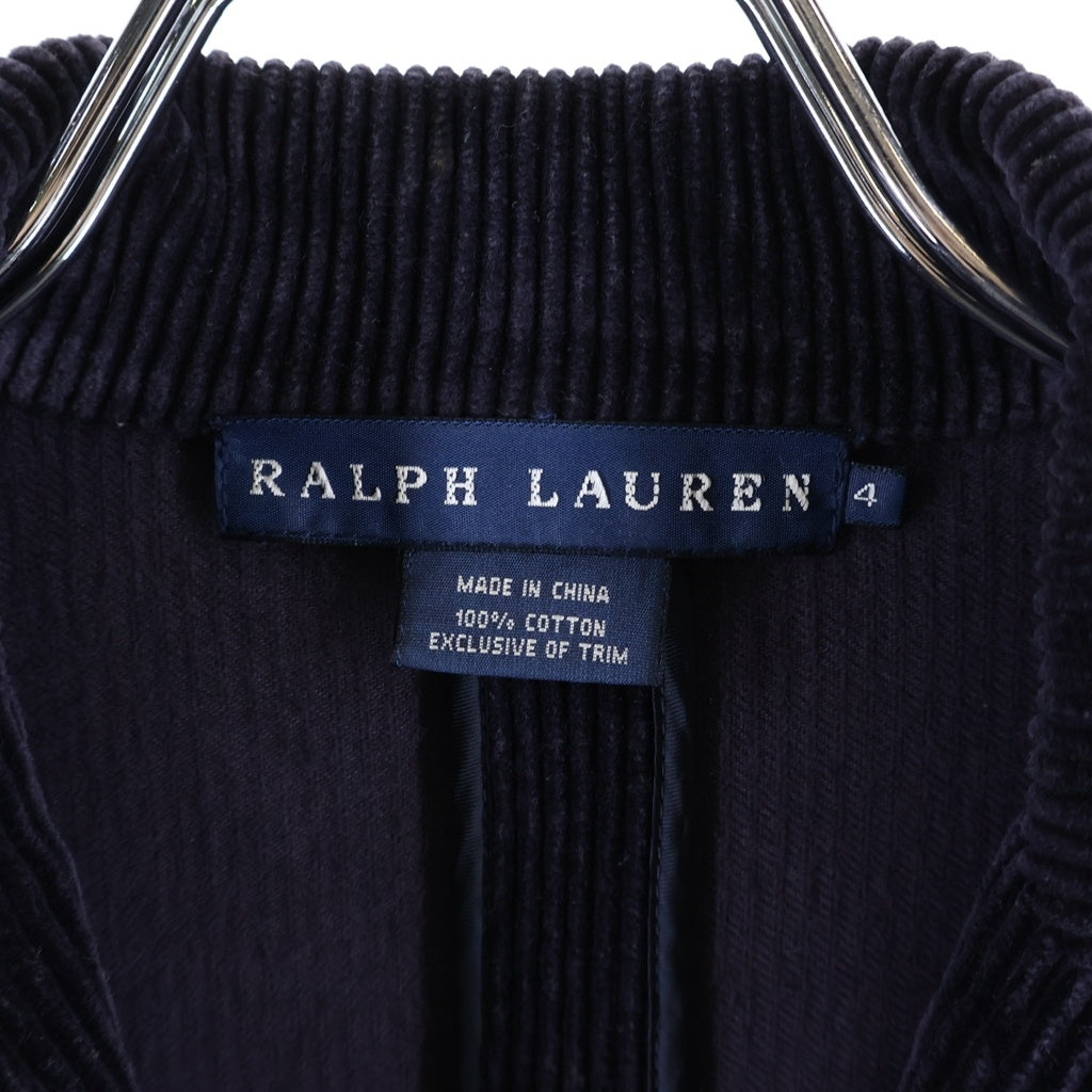 RALPH LAUREN(ラルフローレン) コーデュロイ テーラードジャケット ネイビー レディース