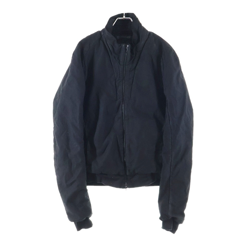 JULIUS(ユリウス) 13AW ARCHIVE COTTON LINEN MOLESKIN JACKET CRACK期 アーカイブ コットンリネン モールスキン ディメンショナルブルゾン ブラック 437BLM5