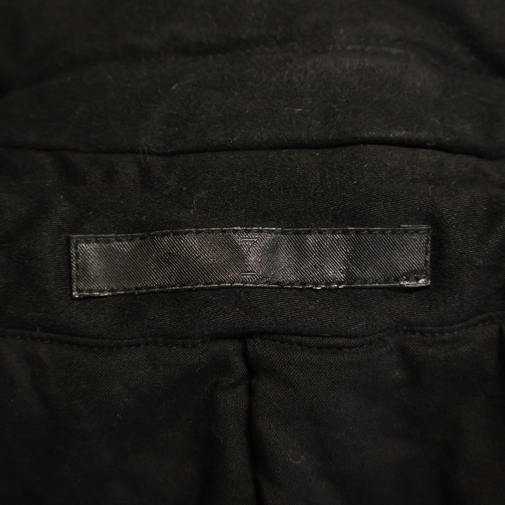 JULIUS(ユリウス) 13AW ARCHIVE COTTON LINEN MOLESKIN JACKET CRACK期 アーカイブ コットンリネン モールスキン ディメンショナルブルゾン ブラック 437BLM5