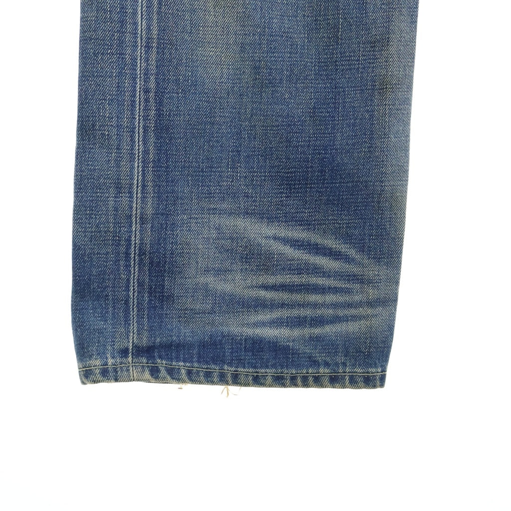 NEIGHBORHOOD(ネイバーフッド) 08AW ARCHIVE GRID SAVAGE DENIM PANTS アーカイブ グリッドサベージ ステッチデザイン ジップフライデニムパンツ インディゴ DCNH-PT-M11