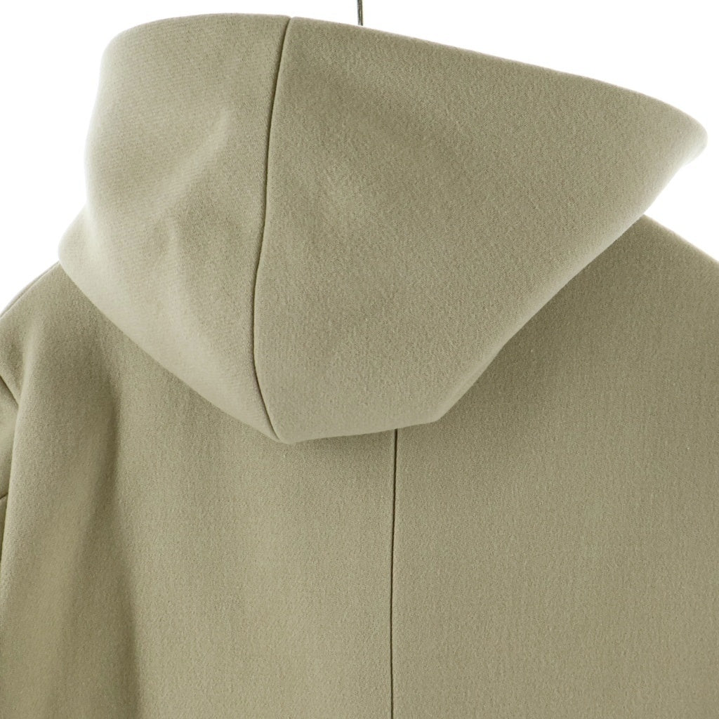 jun hashimoto(ジュンハシモト) 17AW WRAP COAT ウール ラップ フーデッドコート カーキ 1011720001