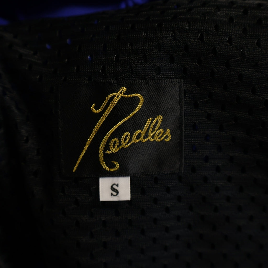 Needles(ニードルス) ×SSZ エスエスズィー別注 バイカラー サイドライン イージートラックパンツ ブルー/グリーン KP365