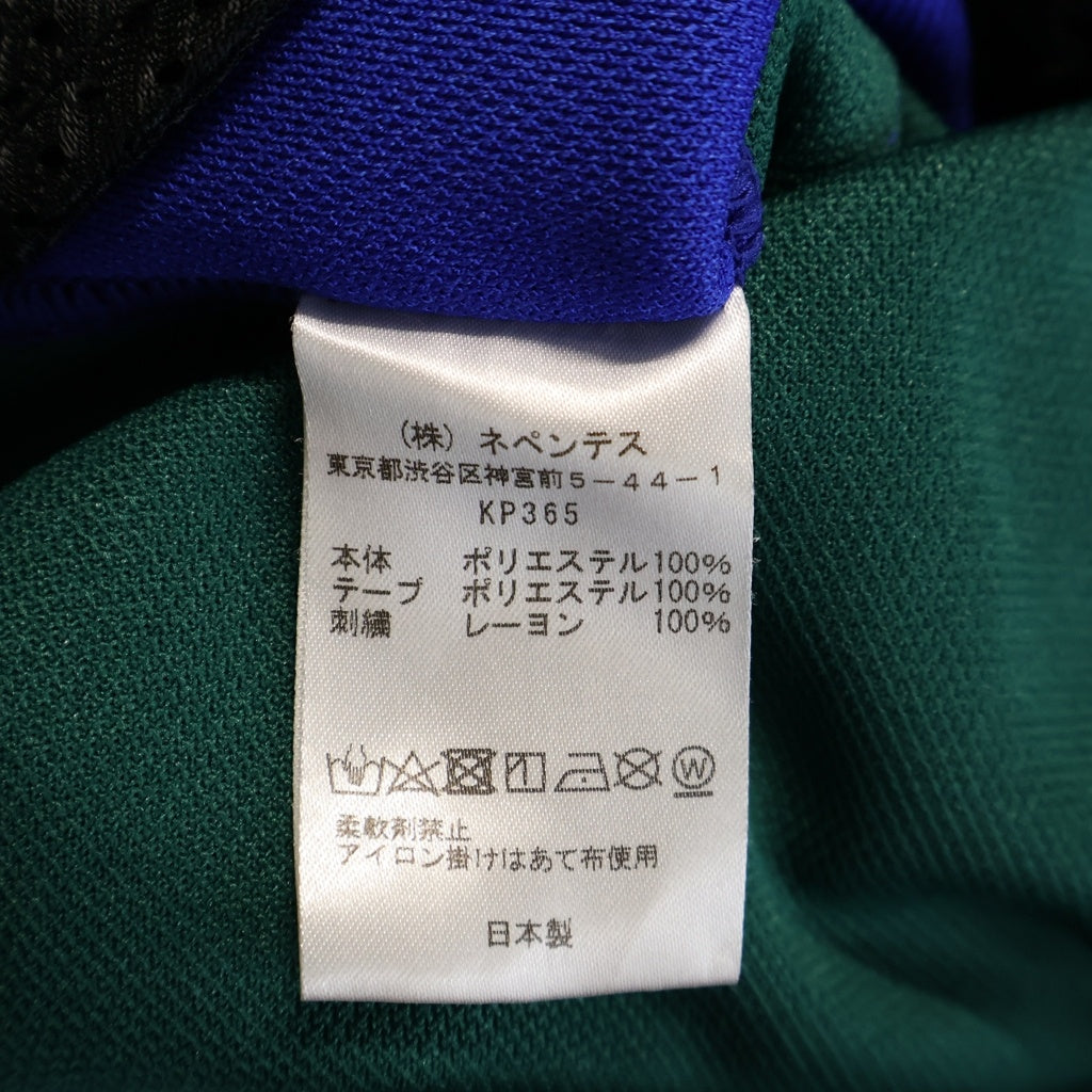 Needles(ニードルス) ×SSZ エスエスズィー別注 バイカラー サイドライン イージートラックパンツ ブルー/グリーン KP365