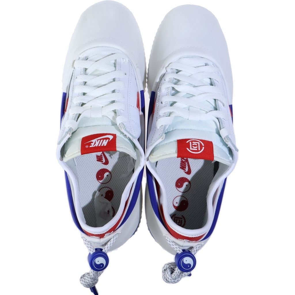 NIKE(ナイキ) ×CLOT CORTEZ クロット コルテッツ ローカットスニーカー ホワイト/ブルー US9.5/27.5cm DZ3239-100