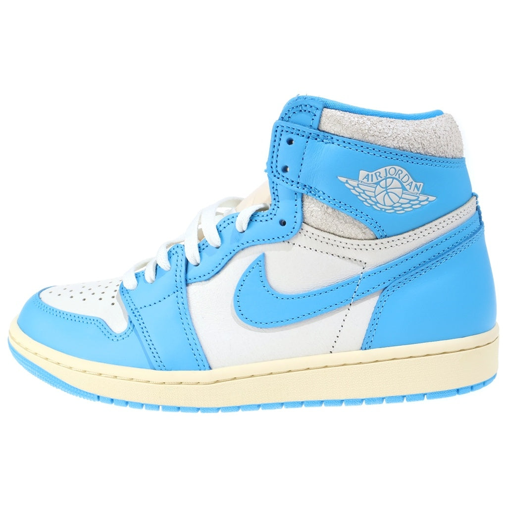 NIKE(ナイキ) AIR JORDAN 1 RETRO HIGH OG UNC REIMAGINED エアジョーダン1 レトロ リイマジンド ハイカットスニーカー ホワイト/ブルー US9.5/27.5cm DZ5485-402