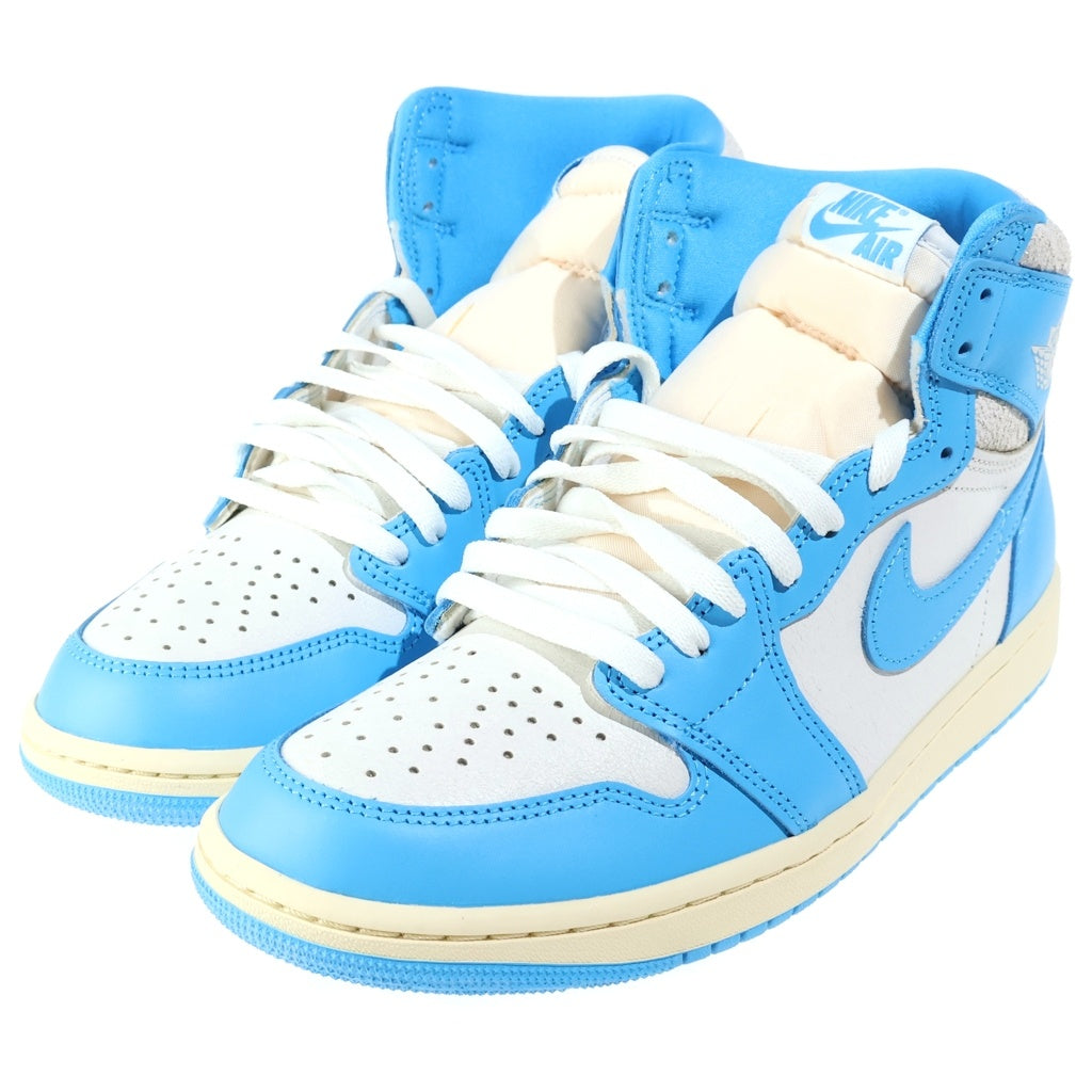 NIKE(ナイキ) AIR JORDAN 1 RETRO HIGH OG UNC REIMAGINED エアジョーダン1 レトロ リイマジンド ハイカットスニーカー ホワイト/ブルー US9.5/27.5cm DZ5485-402